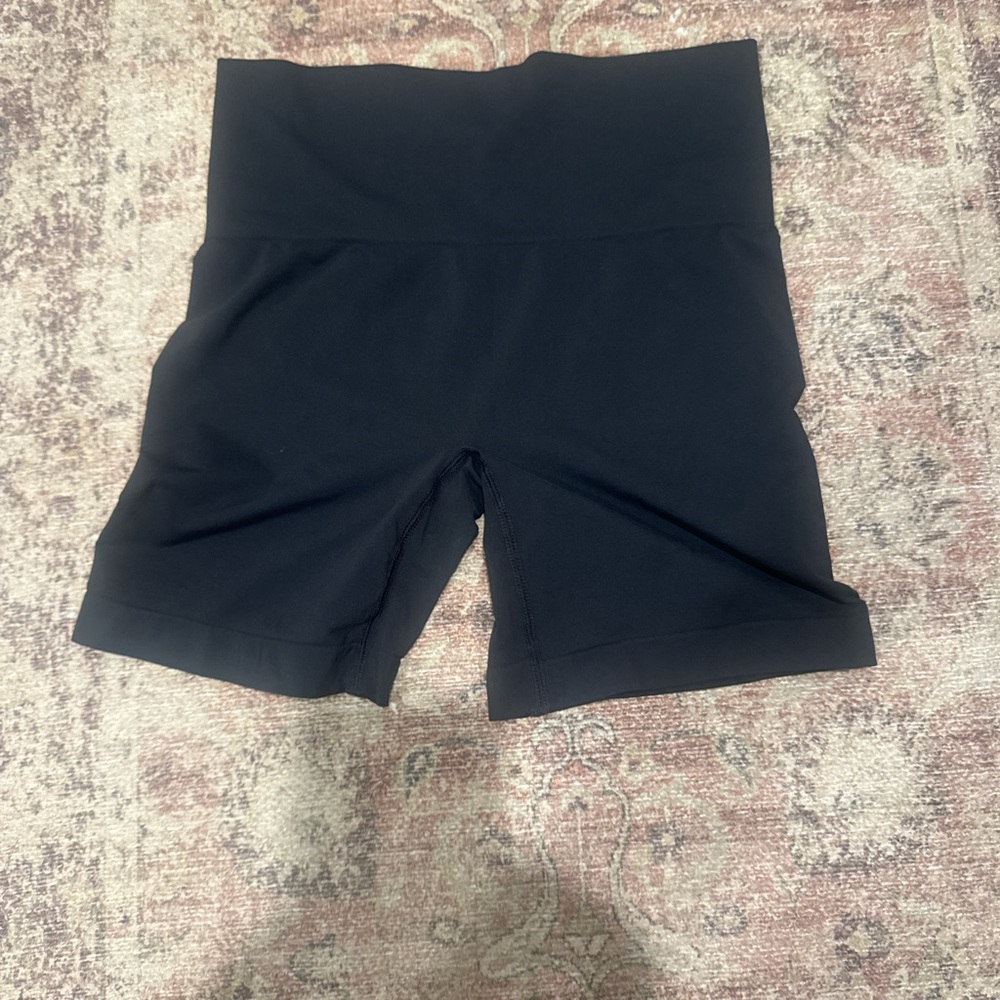 Black Women's High-Waisted Shorts